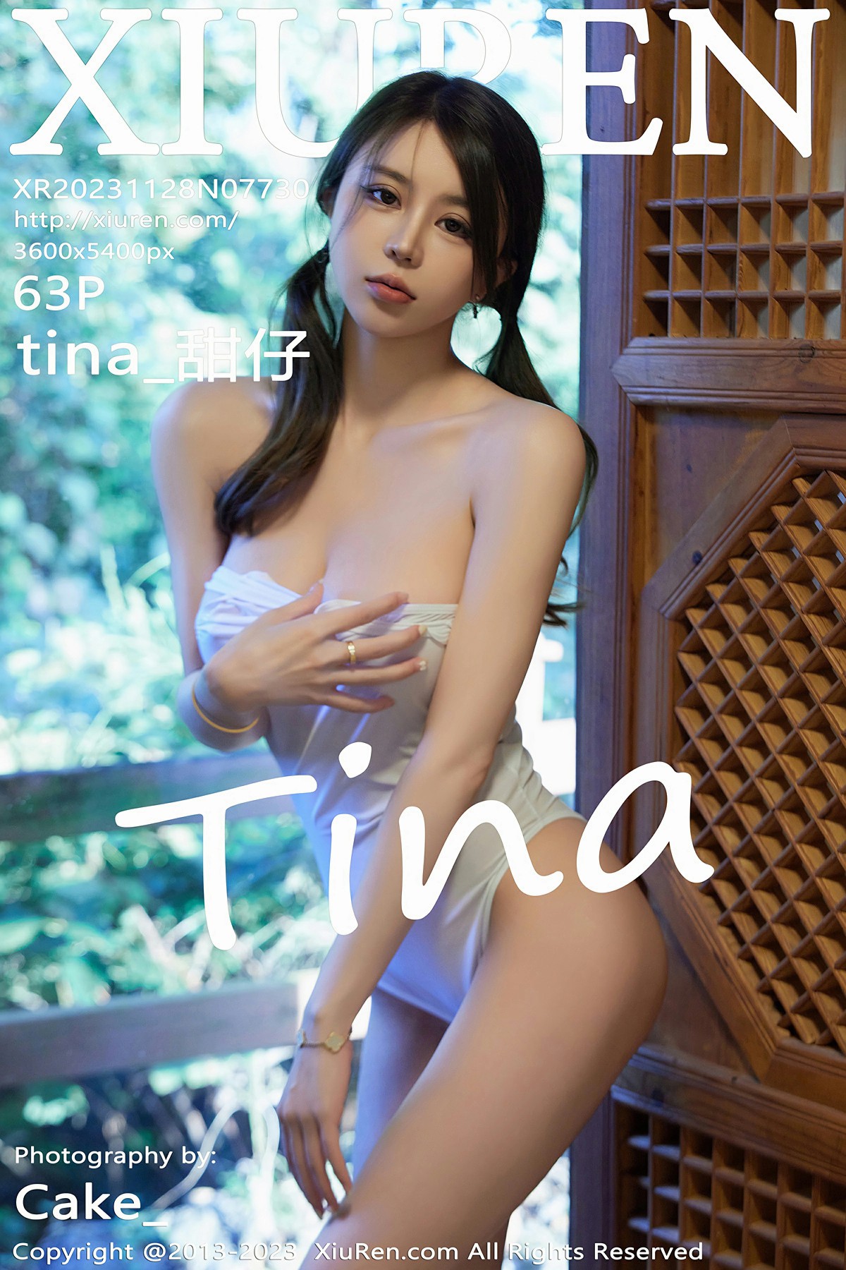 [XiuRen秀人网] 2023.11.28 No.7730 tina_甜仔 性感白色死库水 济州岛旅拍写真 [63+1P]