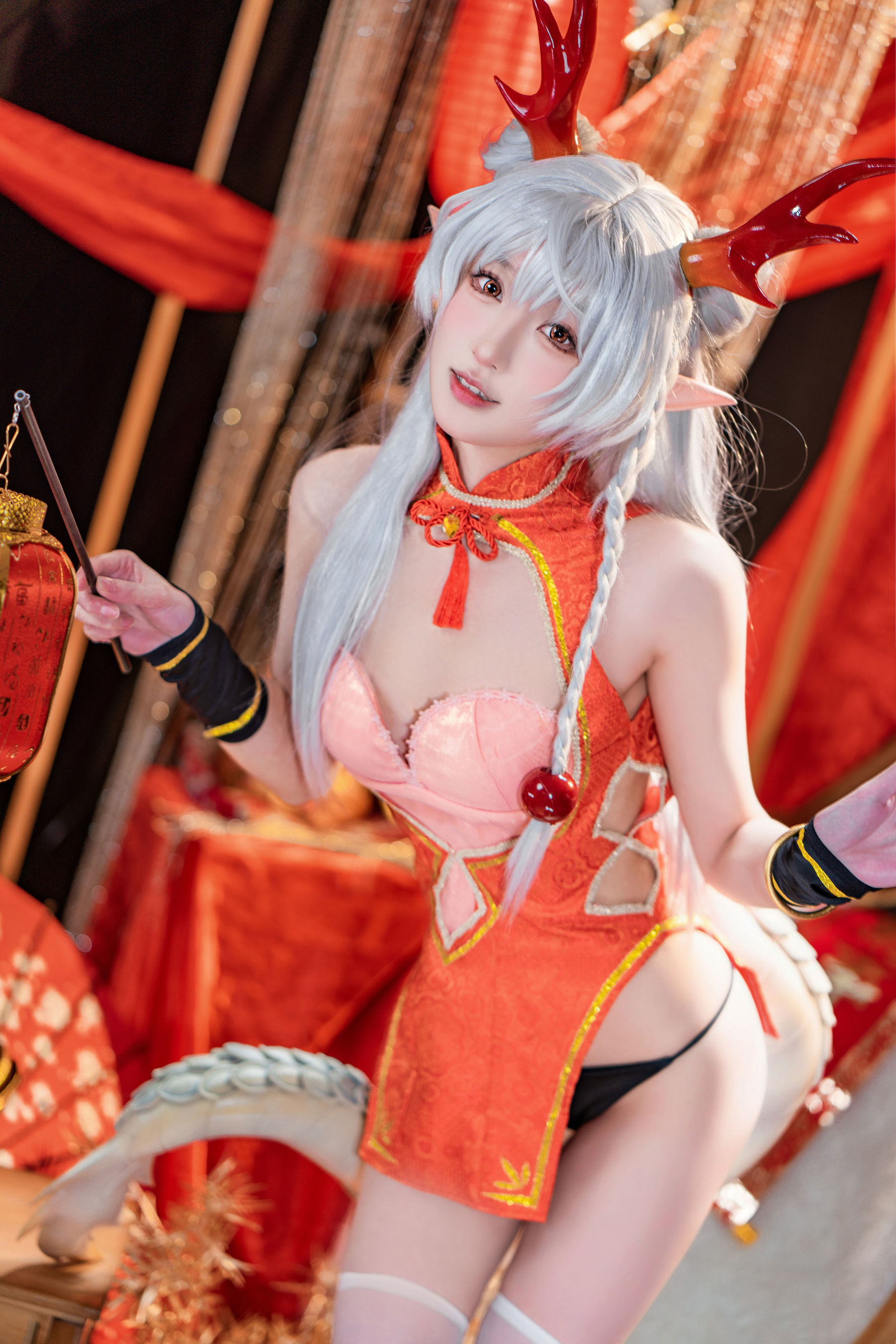 [COSPLAY]阿包也是兔娘 – 龙妹