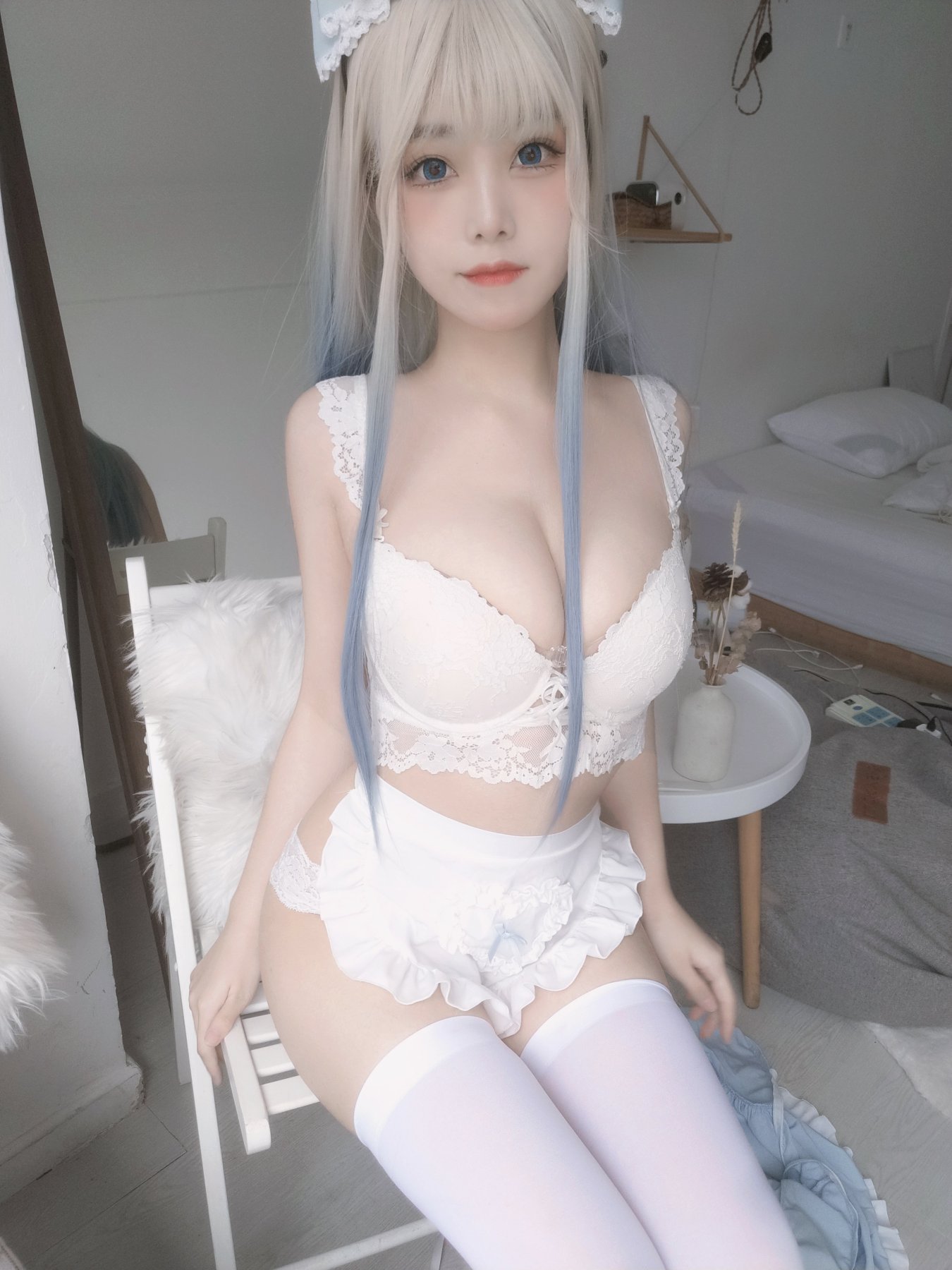 [COSPLAY]蜜汁猫裘 – 蓝Baby