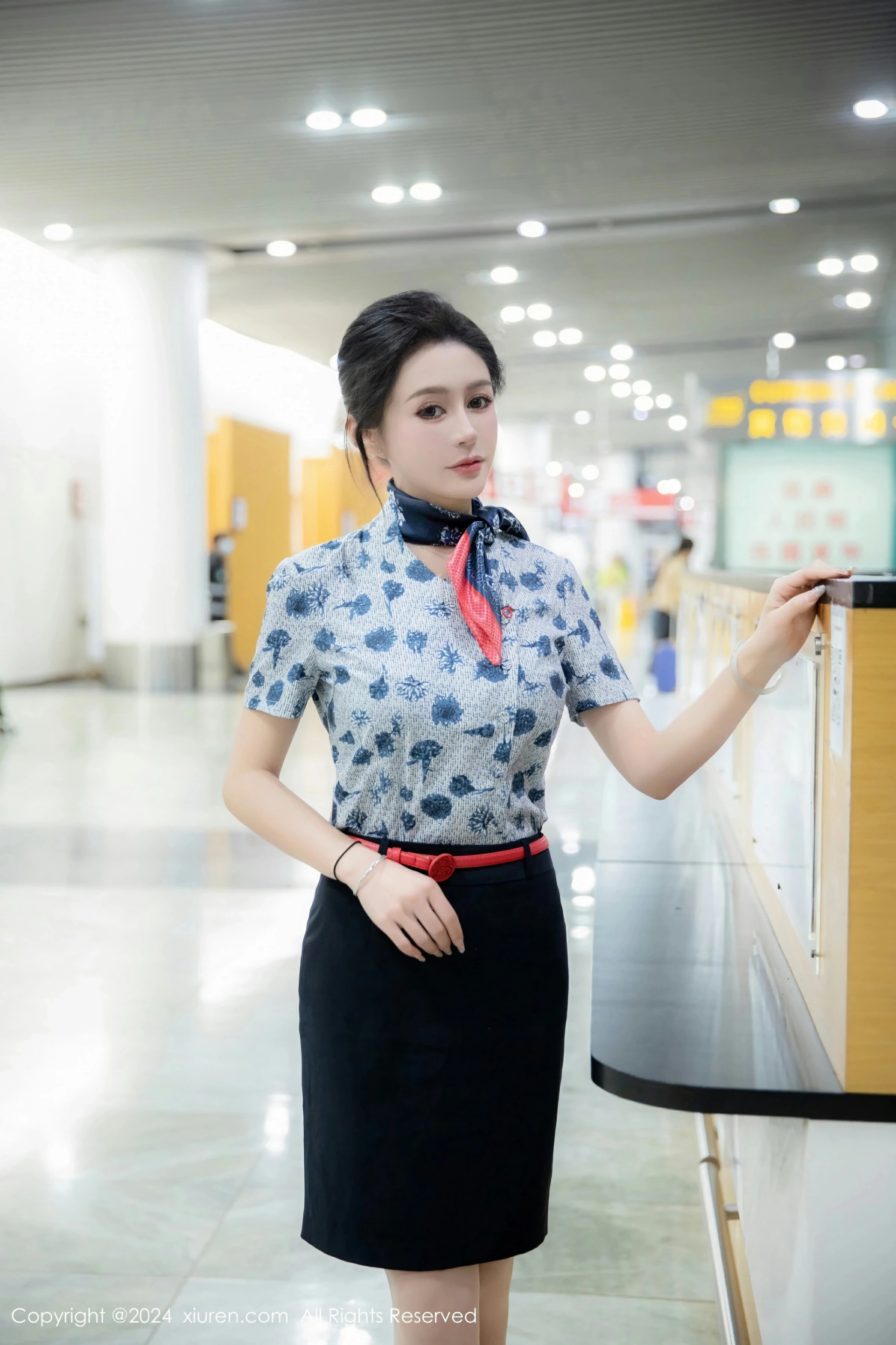 [XiuRen秀人网] 2024.03.18 No.8248 林幼一 性感空姐制服 澳门旅拍写真 [78+1P]