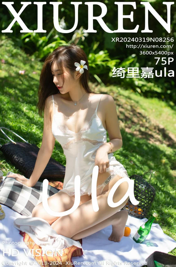 [XiuRen秀人网] 2024.03.19 No.8256 绮里嘉ula 白色吊带裙 原色丝袜 性感写真 [75+1P]