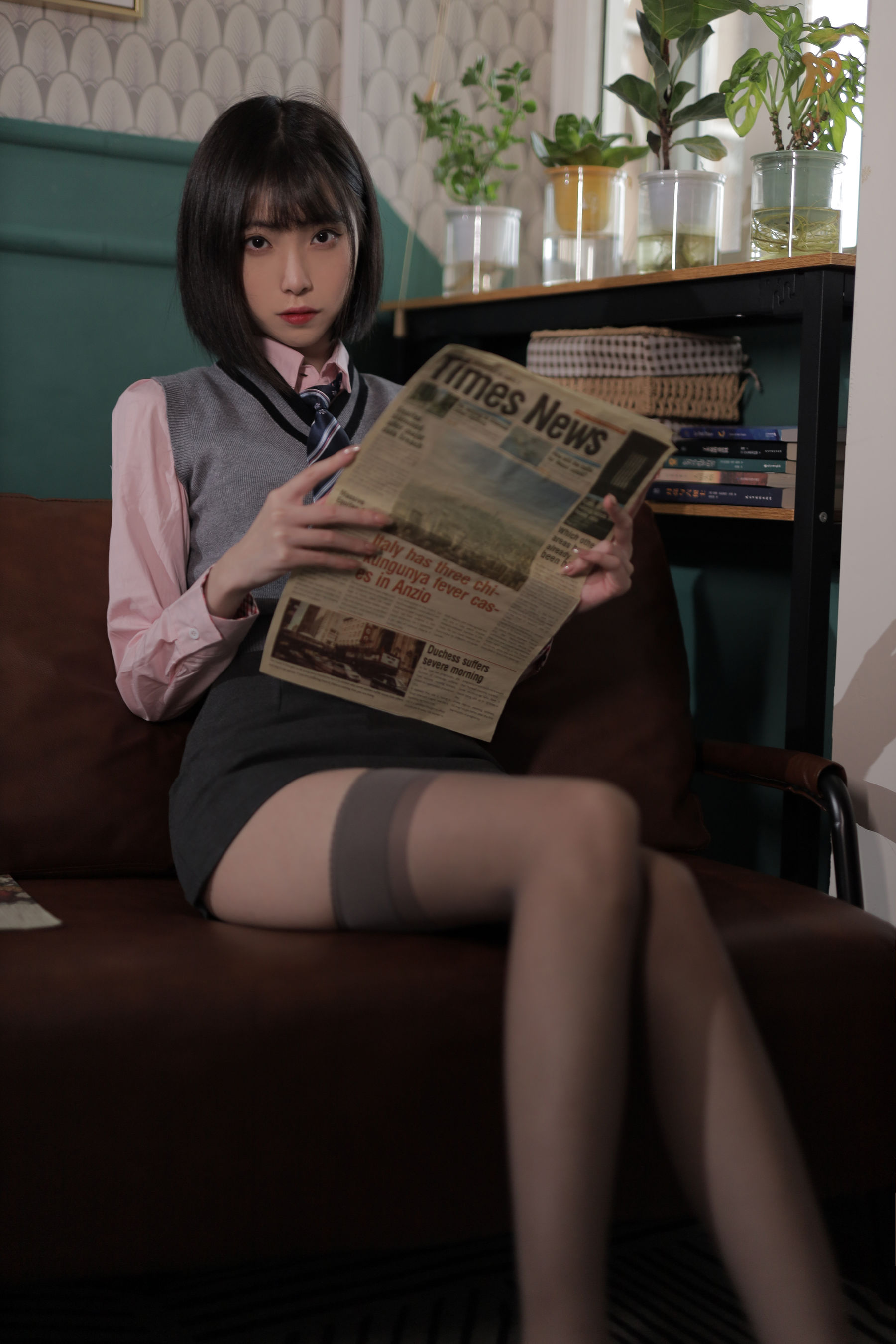 [COSPLAY]许岚 – 韩系制服