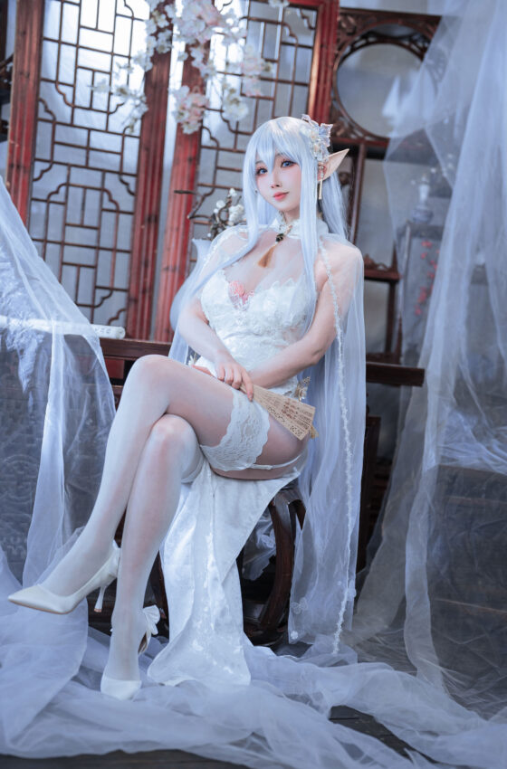 [COSPLAY]rioko凉凉子 – 阿尔比恩旗袍