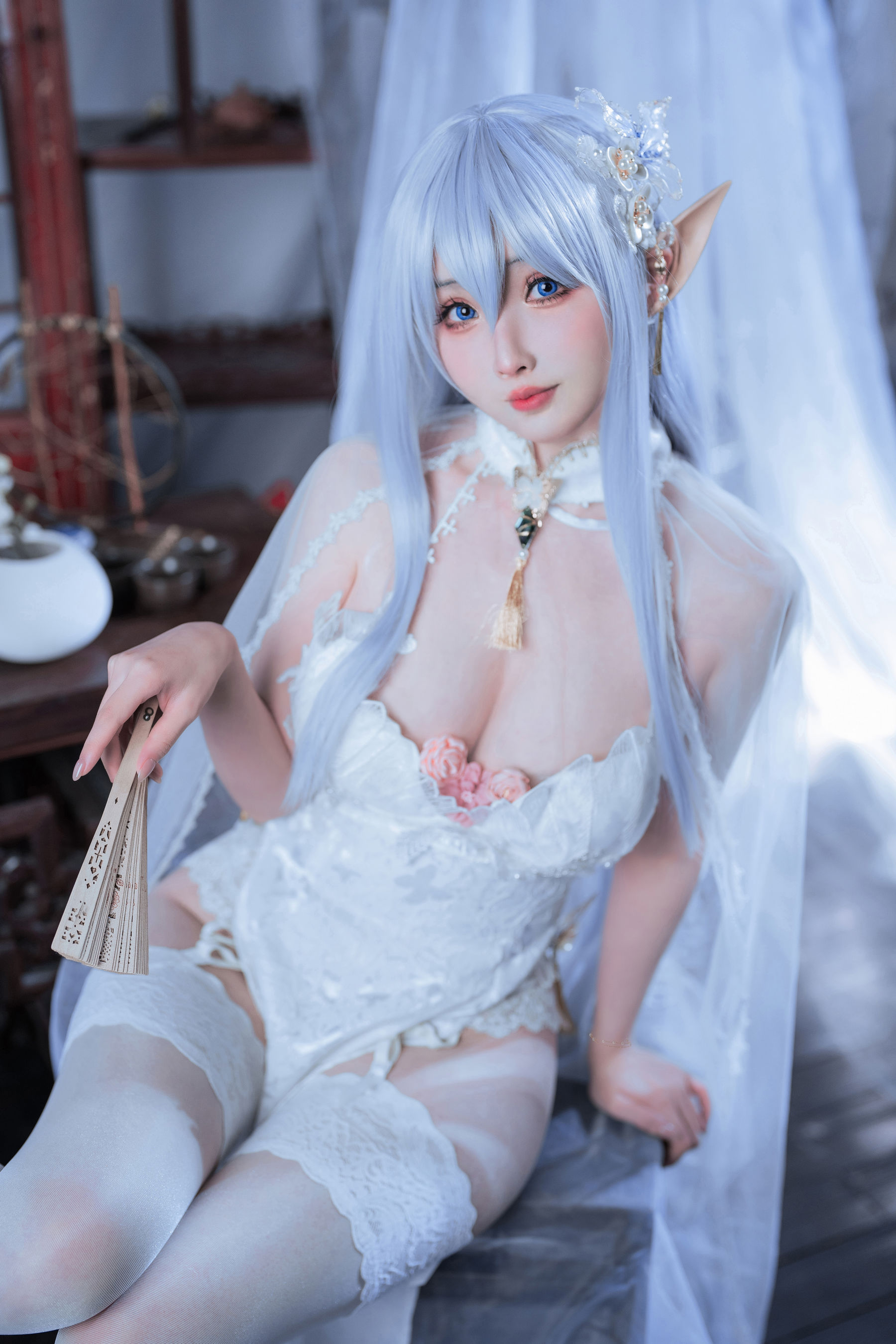 [COSPLAY]rioko凉凉子 – 阿尔比恩旗袍