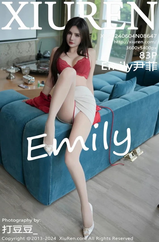 [XiuRen秀人网] 2024.06.04 No.8647 Emily尹菲 红色上衣 白色短裙 性感写真 [83+1P]