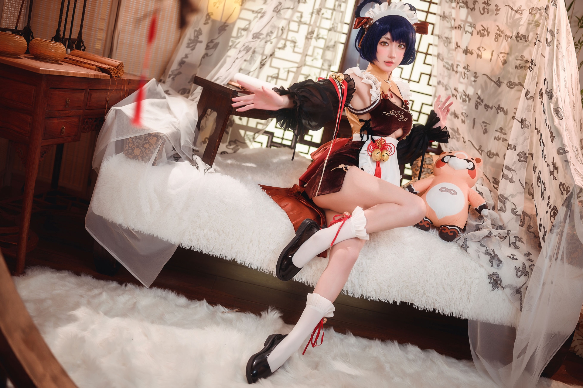 [COSPLAY]阿包也是兔娘 – 原神 香菱