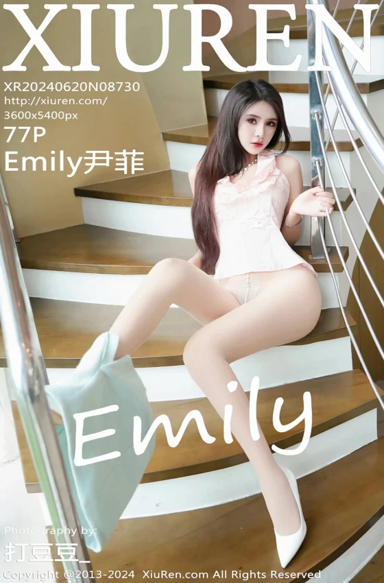 [XiuRen秀人网] 2024.06.20 No.8730 Emily尹菲 粉色上衣 诱人白色丝袜 性感写真 [77+1P]