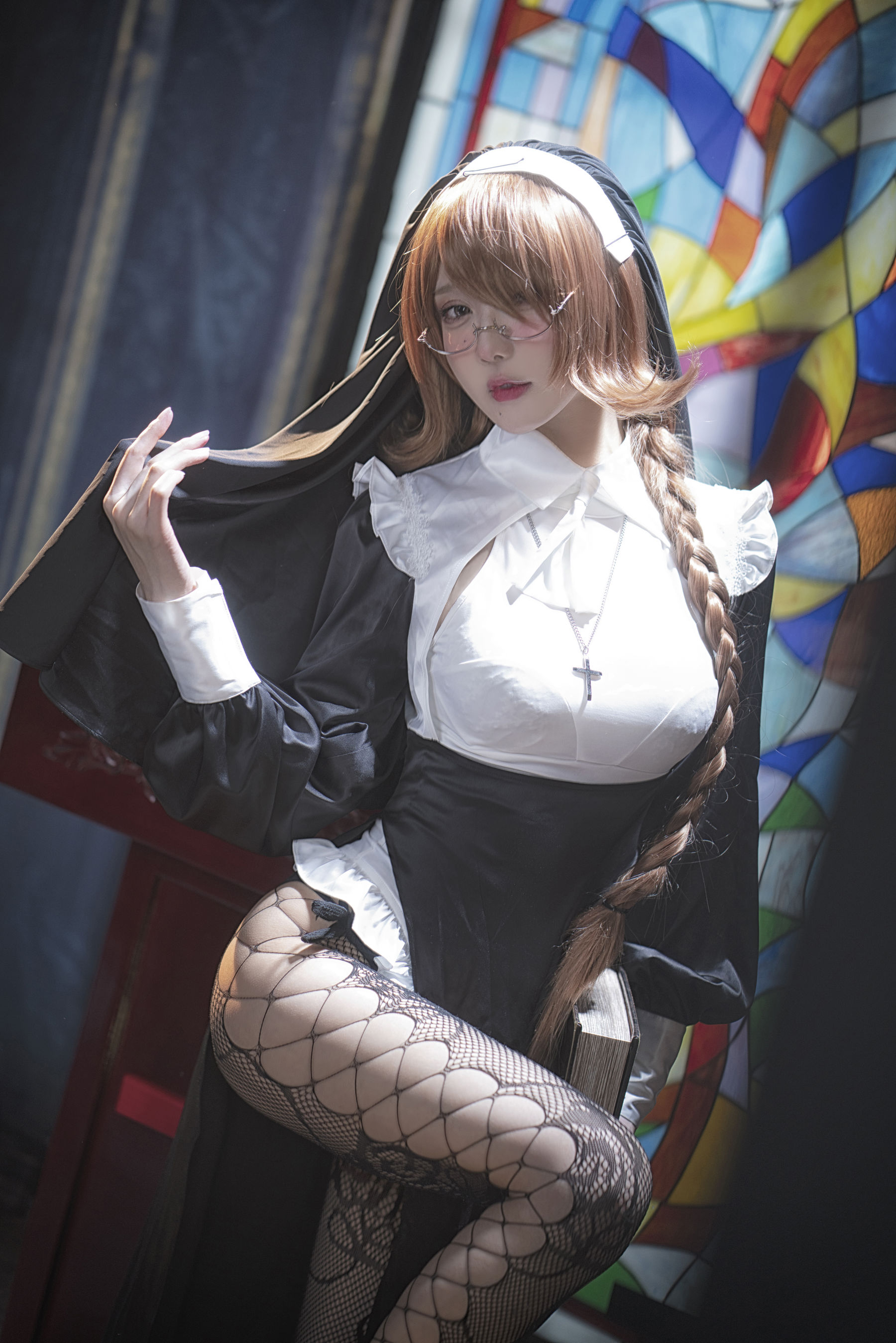 [COSPLAY]阿包也是兔娘 – 修女