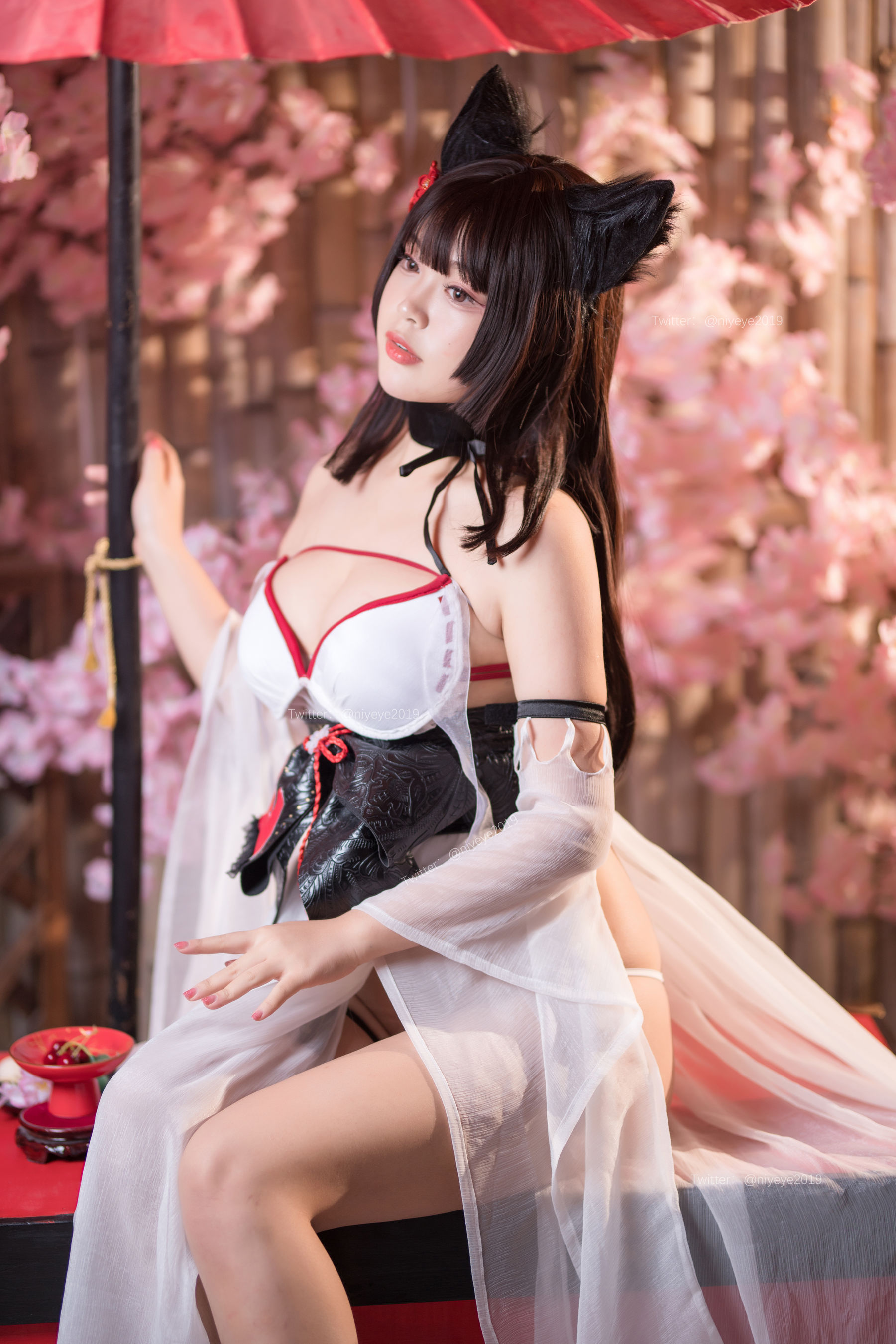 [COSPLAY]萌系小姐姐-白烨 – 湿身天诚泳装