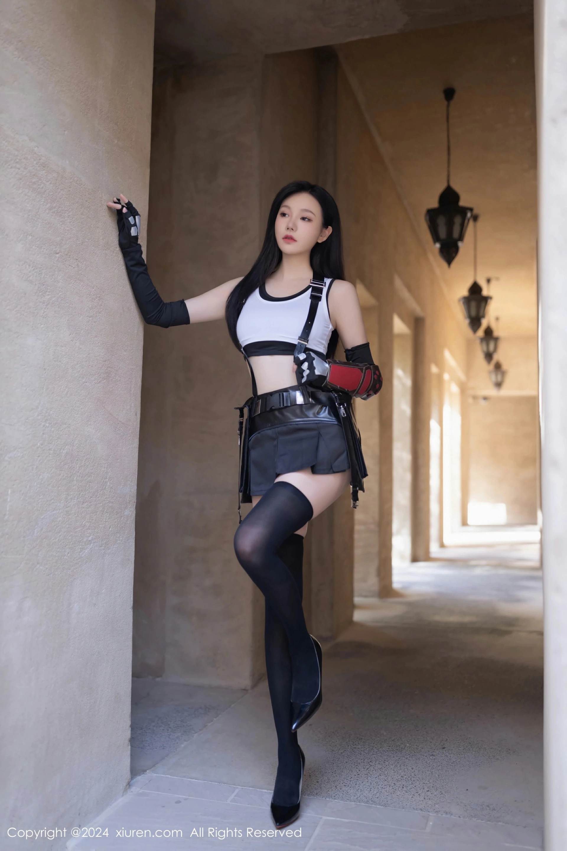 [XiuRen秀人网] 2024.07.09 No.8829 安然anran 性感CosPlay蒂法服饰 迪拜旅拍写真 [80+1P]