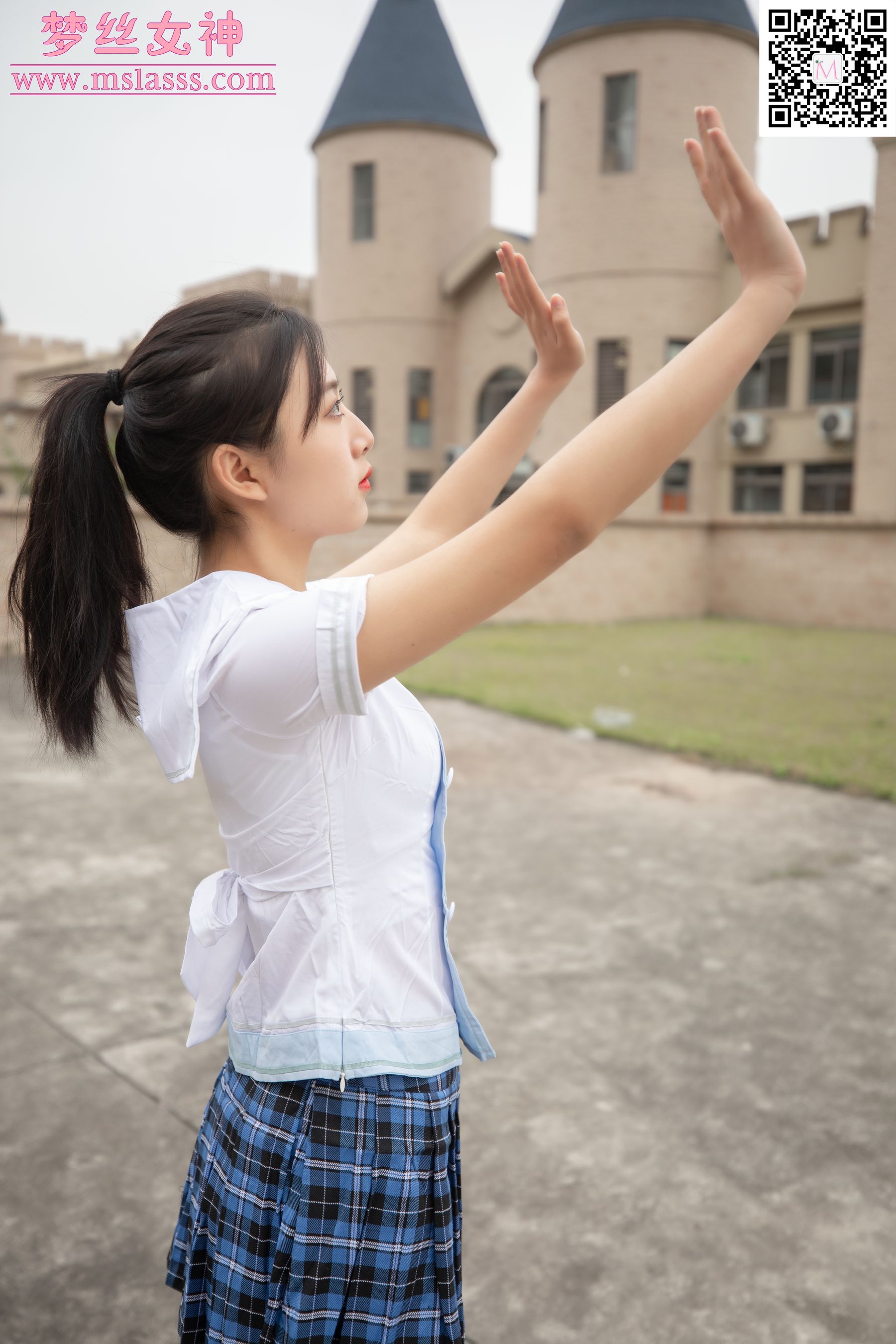 [MSLASS梦丝女神] 珂珂 匡威鞋女神