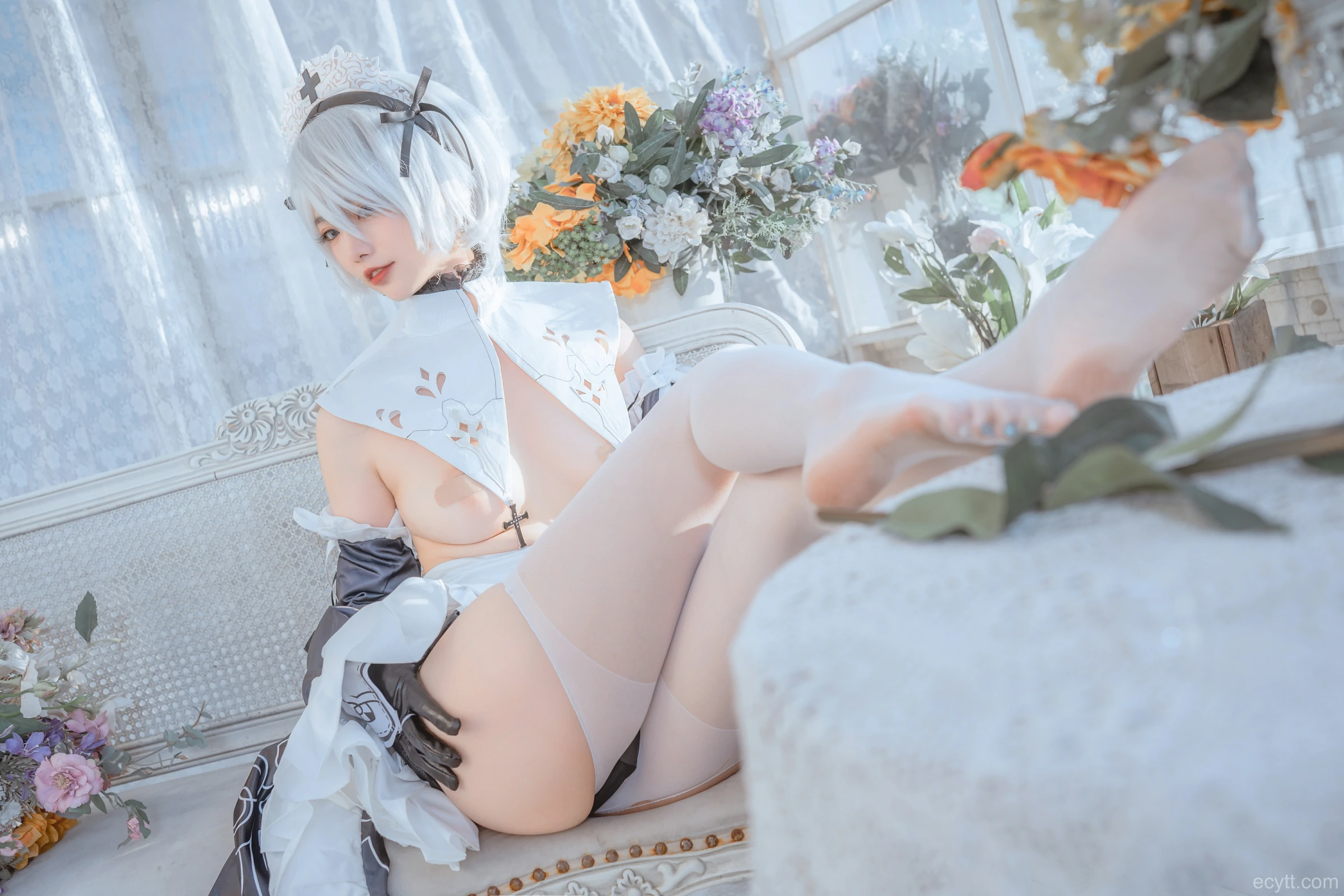 [COSPLAY]桃良阿宅 – 女仆2B