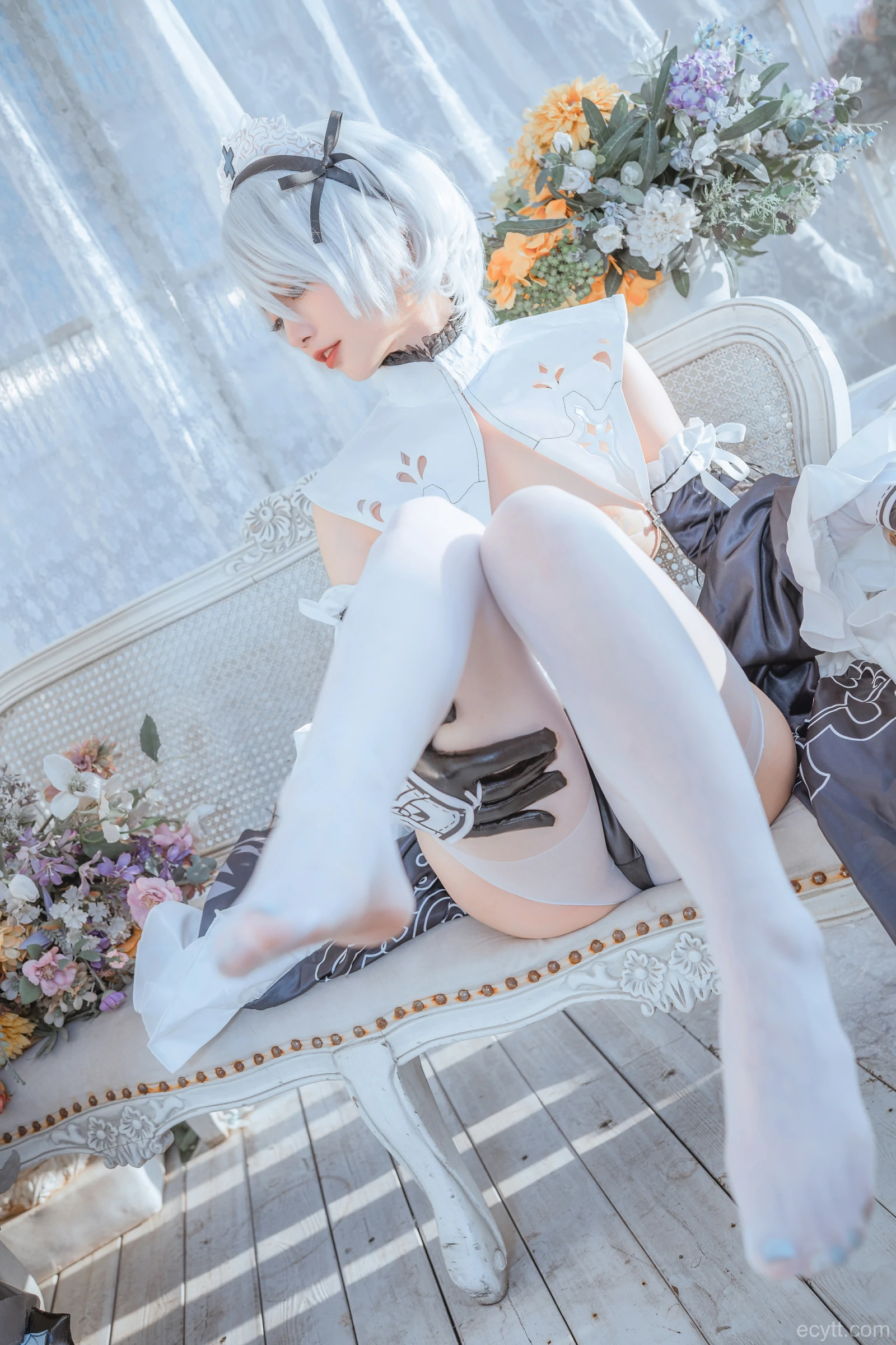 [COSPLAY]桃良阿宅 – 女仆2B