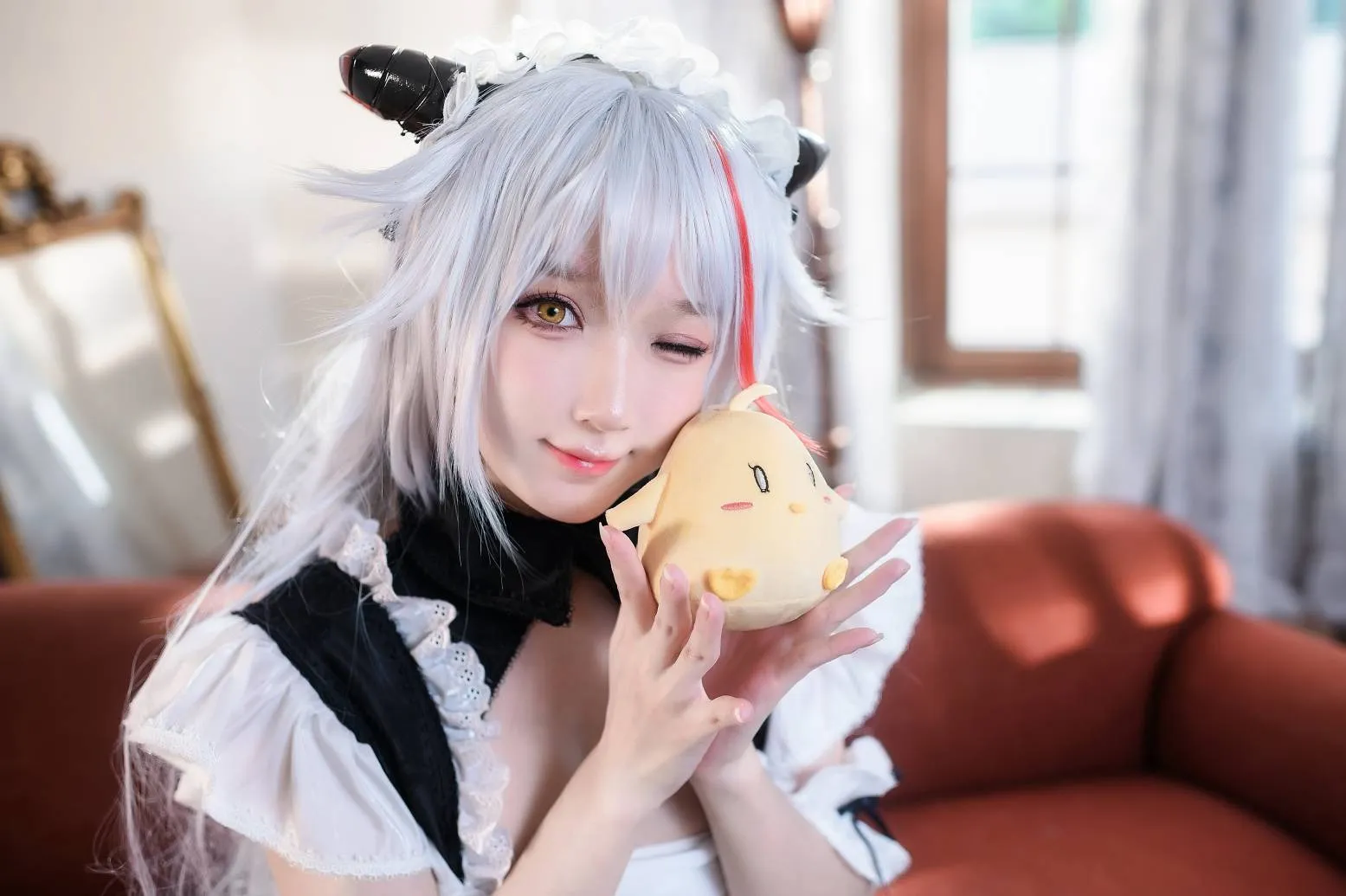 [COSPLAY]阿包也是兔娘 – 埃吉尔女仆