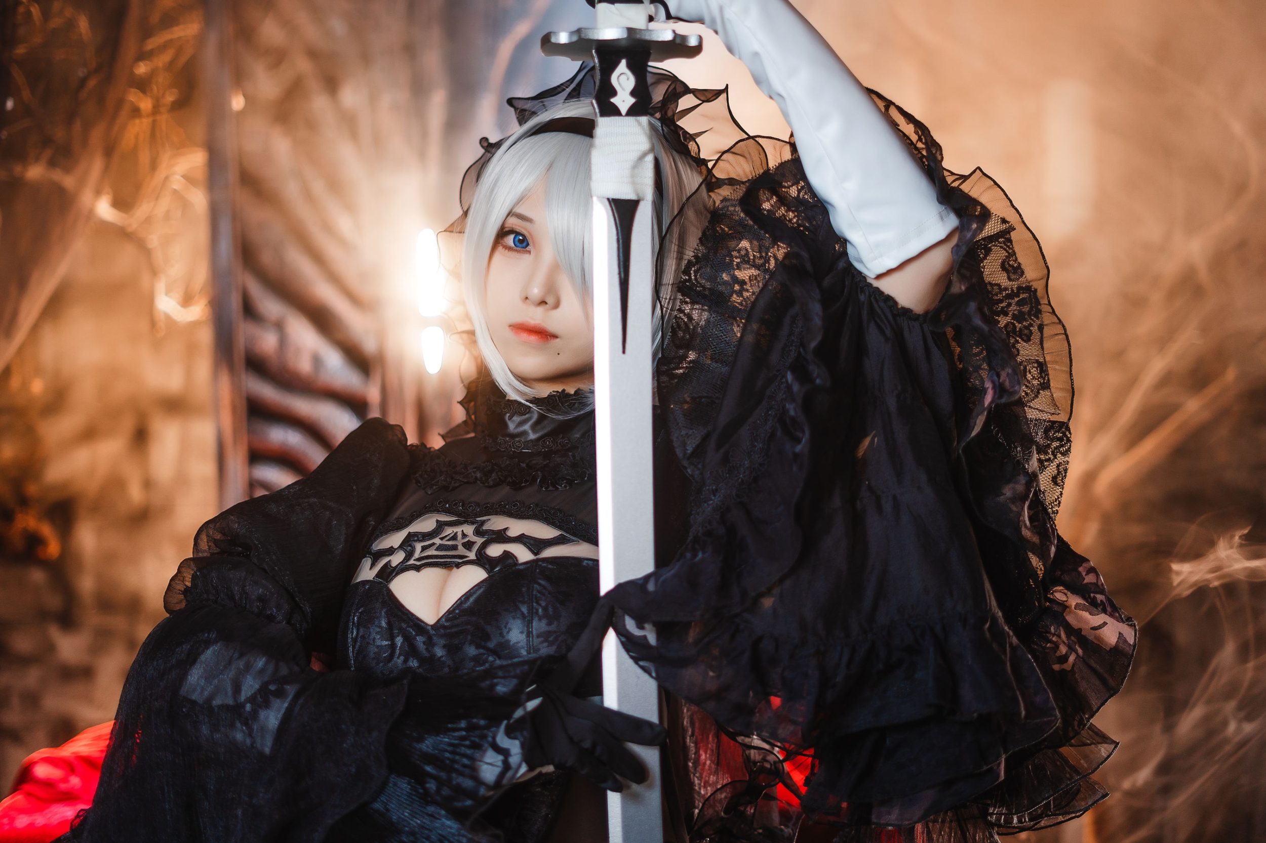 [COSPLAY]蜜汁猫裘 – 2B