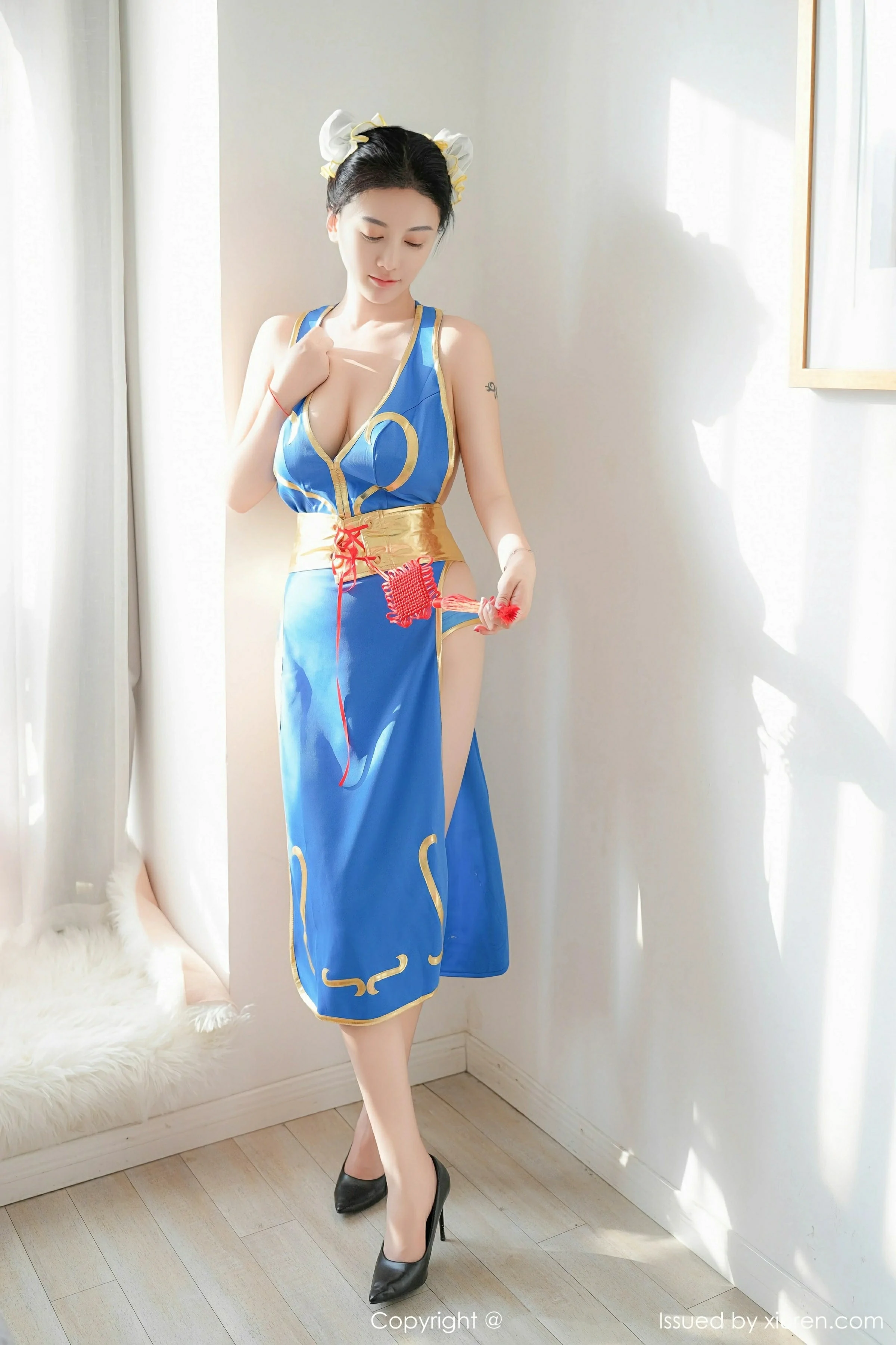 [XiuRen秀人网] 2024.10.09 No.9252 雅茹老师 蓝色COSPLAY服饰 性感写真 [61+1P]